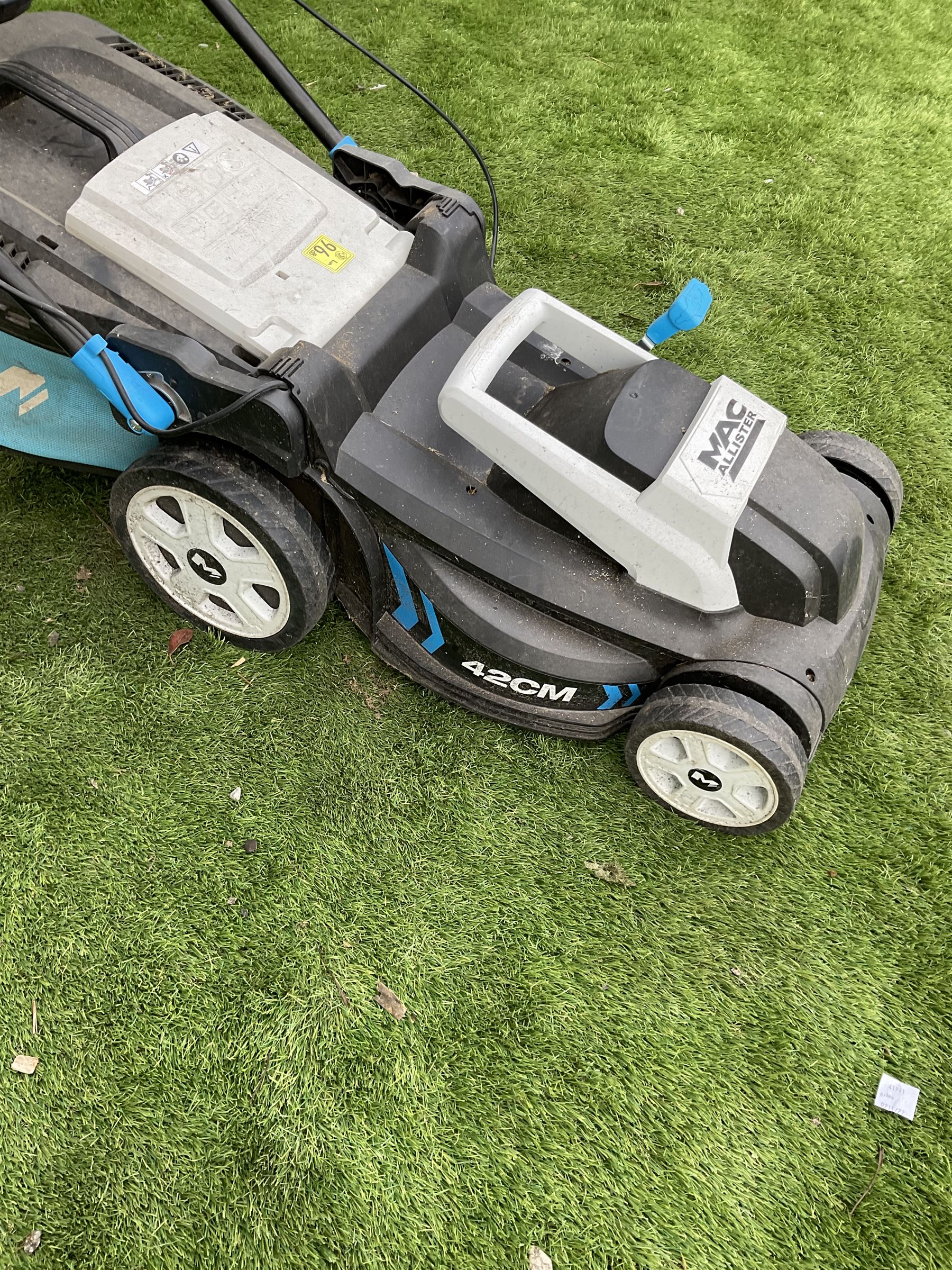 Mac Allister 42cm electric lawnmower  - THIS LOT IS TO BE COLLECTED BY APPOINTMENT FROM DUGGLEBY STORAGE, GREAT HILL, EASTFIELD, SCARBOROUGH, YO11 3TX