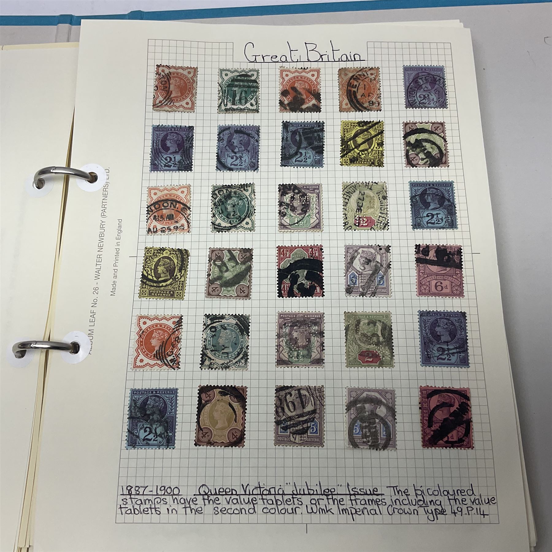 Great British Queen Victoria and later stamps, including imperf penny reds, perf penny reds, half penny 'bantams', small number of stamps on pieces or covers, one penny lilacs with block and pairs, 1883-84 two shillings sixpence, five shillings and ten shillings, various King Edward VII issues,  King George V seahorses etc