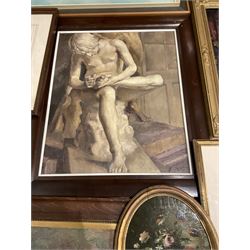 Collection of paintings in various media, artists including George Stanfield Walters, Fred Baird, Ronald Pawson, Alan Stuttle, Lila Miller, etc (14)