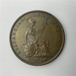 William IIII 1837 halfpenny coin