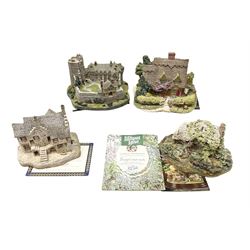 Four limited edition Lilliput Lane cotta