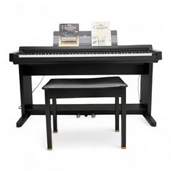 Yamaha Clavinova CLP-550 digital piano, full-size weighted keyboard with integrated pedals...