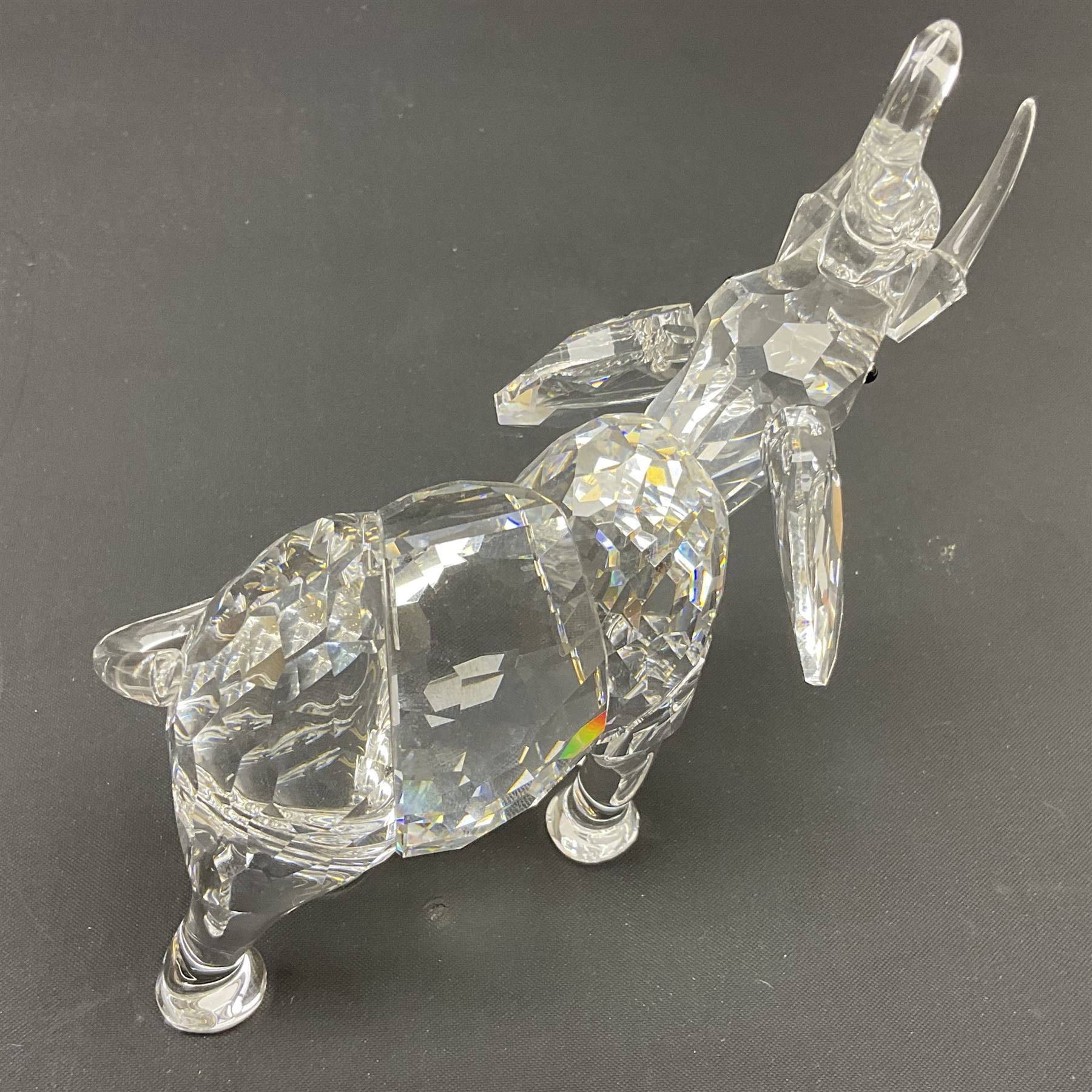 Twenty nine Swarovski Crystal animals, to include koala and baby, in frosted tree branch, elephants, polar bears, squirrel, monkeys, panda, unicorn and snails, etc 