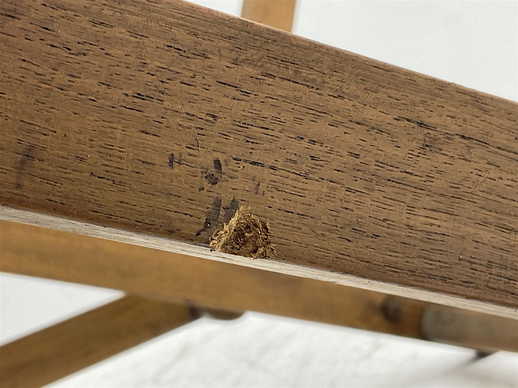 19th century folding brass mounted teak steamer chair 