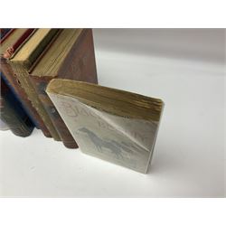 Two editions of Black Beauty by Anna Sewell - one 1899 with limp covers, the other 1915 illustrated by Lucy Kemp-Welch; seven works by Yorkshire author H.L. Gee; three novels by Patricia Highsmith; and five other books