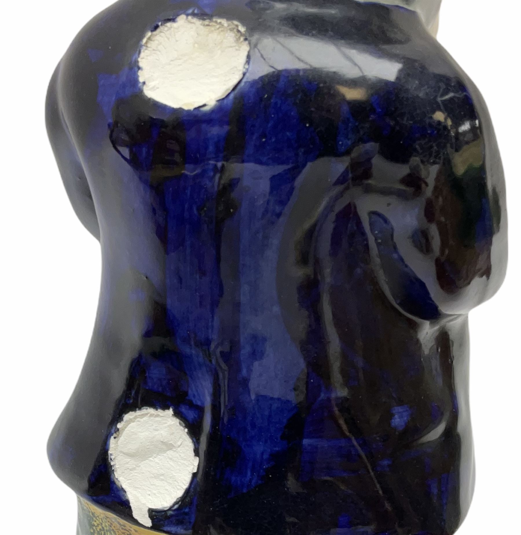 Character and toby jugs, including a staffordshire pottery style toby jug, Olfaire toby jug, Beswick character jug depicting Scrooge, Royal Doulton Veteral Motorist etc, together with Royal Doulton Sweet Dreams figure. 