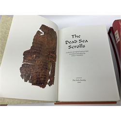 Folio Society - nineteen volumes including Life, The Dead Sea Scrolls, The World of the Odysseus, The Trial of the Templars, etc