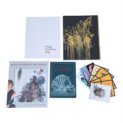 Collection of Maggi Hambling books and memorabilia, to include 'Edge' signed 2017 Marlboro...