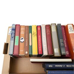 Folio Society volumes including Agatha Christie 'Miss Marple Stories', Short Stories from The Strand', Kipling 'Twenty One Tales' and others, all in slip cases