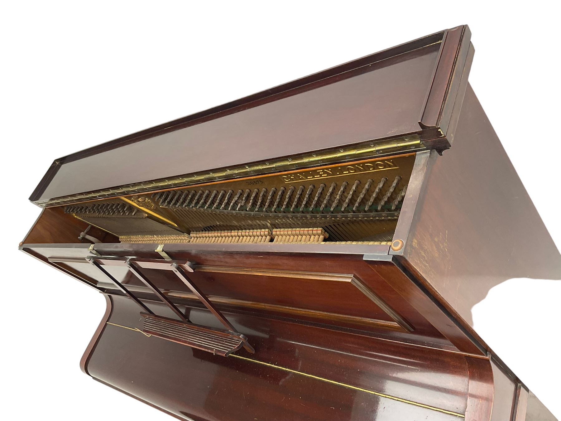 Challen - mahogany cased upright piano, circa 1920