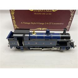 Darstaed '0' gauge - SDJR 2-6-2 tank locomotive No.26 in blue/black; boxed with original packaging and invoice dated 04/02/2017.