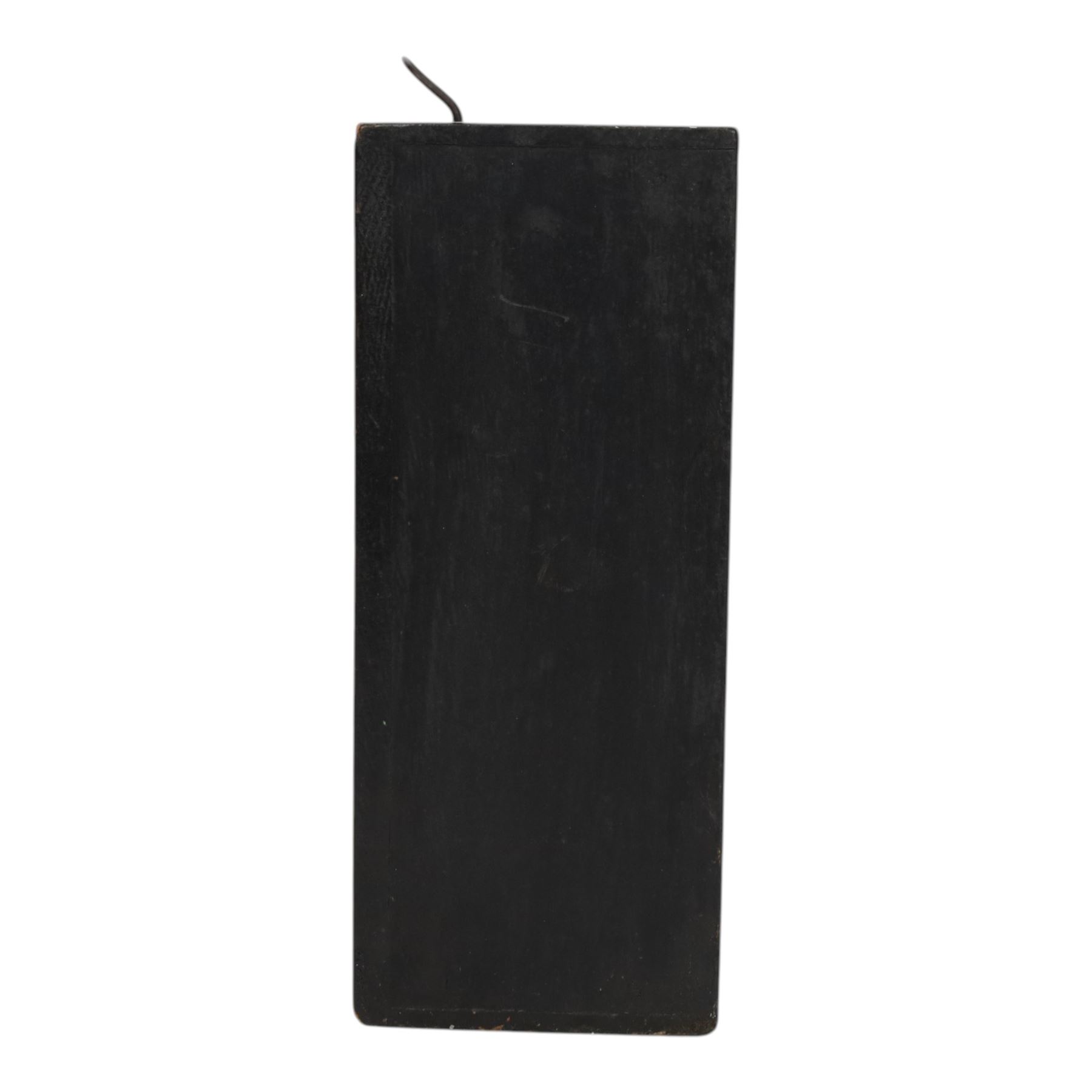 Taxidermy; Budgerigar (Melopsittacus undulatus), full adult mount, on a branch in a naturalistic setting, within an ebonised glazed display case, H20cm