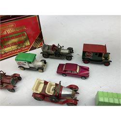 Three boxed Matchbox Models of Yesteryear models, boxed Corgi Silver Jubilee Bus, Matchbox Superkings Daf car transporter, other loose die-cast models to include Lledo, Corgi Classics etc