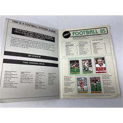Four 1980s Panini's Football sticker albums for 1981,1983, 1984 & 1985