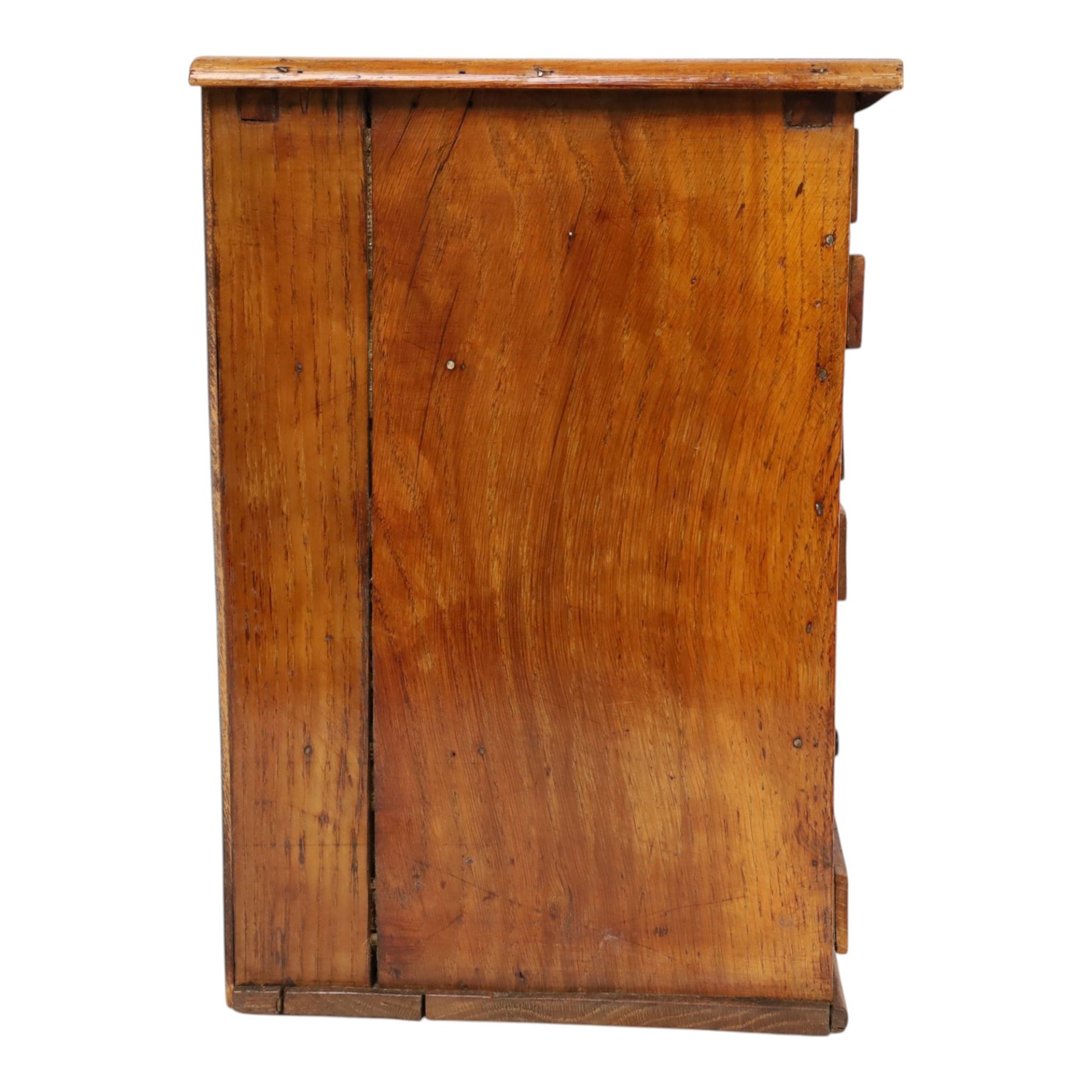 Table top straight front draws, with seven draws, H30cm