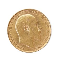 King Edward VII 1907 gold full sovereign coin
