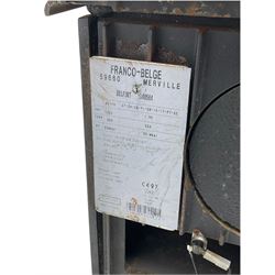 Franco-Belge 'Belfort' cast iron gas stove