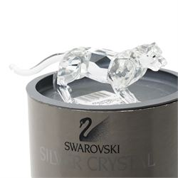Large collection of Swarovski animal figures, comprising Koala, Polar Bear, Jaguar, mother and baby Seals, two Hedghogs, two Chicks, Fox, Elephant, Dolphin, Turtles, Whale, Rhino and others, all boxed (21)