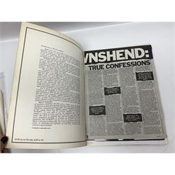 Pete Townshend 'The Who' - archive of correspondence with John Bycroft of Hull acknowledging receipt of various song lyrics sent by him to Townshend 1977 - 1982; comprising eighteen letters on varying letter heads including personalised; embossed; The Boathouse Ranelagh Drive Twickenham; No.2 The Embankment Twickenham; and Eel Pie Music; there are two undated manuscript letters signed Pete; and sixteen typed letters either signed Pete Townshend (3), Pete (4), Judi (Waring), Lin (Gibson) or Carla Rankine; together with The Story of Tommy by Richard Barnes and Pete Townshend and two other books on The Who.