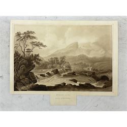 Clarkson Frederick Stanfield RA RBA (British 1793-1867): Stone Bridge, watercolour signed 24cm x 34cm; English School (19th century): York Minster from the South-east, watercolour unsigned 32cm x 47cm; Circle of Francis Nicholson (British 1753-1844): 'Killin at the Head of Loch Tay', watercolour unsigned 24cm x 36cm (3) (unframed)