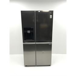 LG Model GSL545PVYV American style fridge/ freezer-double full length doors with ice dispenser 