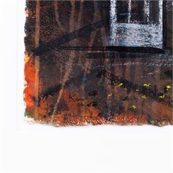 Kane Cunningham (British 1961-): 'Castle Howard', mixed media signed and dated '06, titled verso 58cm x 76cm