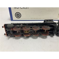 ‘00’ gauge - two kit built steam locomotives comprising unnamed LMS/HR Drummond Class C/BEN 4-4-0 no.54398 finished in BR black; Class Q6 0-8-0 no.63344 finished in BR black; both with Nu-Cast boxes (2) 
