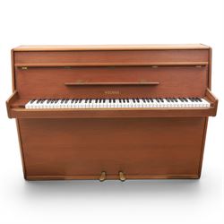 Welmar - 20th century teak upright piano