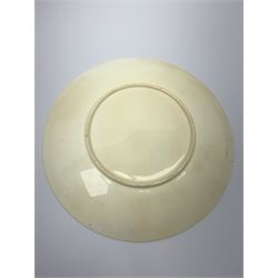 Late 19th century porcelain plate, hand painted by Frederick Sutton, depicting a female figure and putto within a wooded landscape, with recumbent sheep and brook to the fore, signed F N Sutton, unmarked verso, D22.5cm

Frederick Sutton was employed as a painter at the notable factories of Royal Worcester, Coalport, and Minton. 