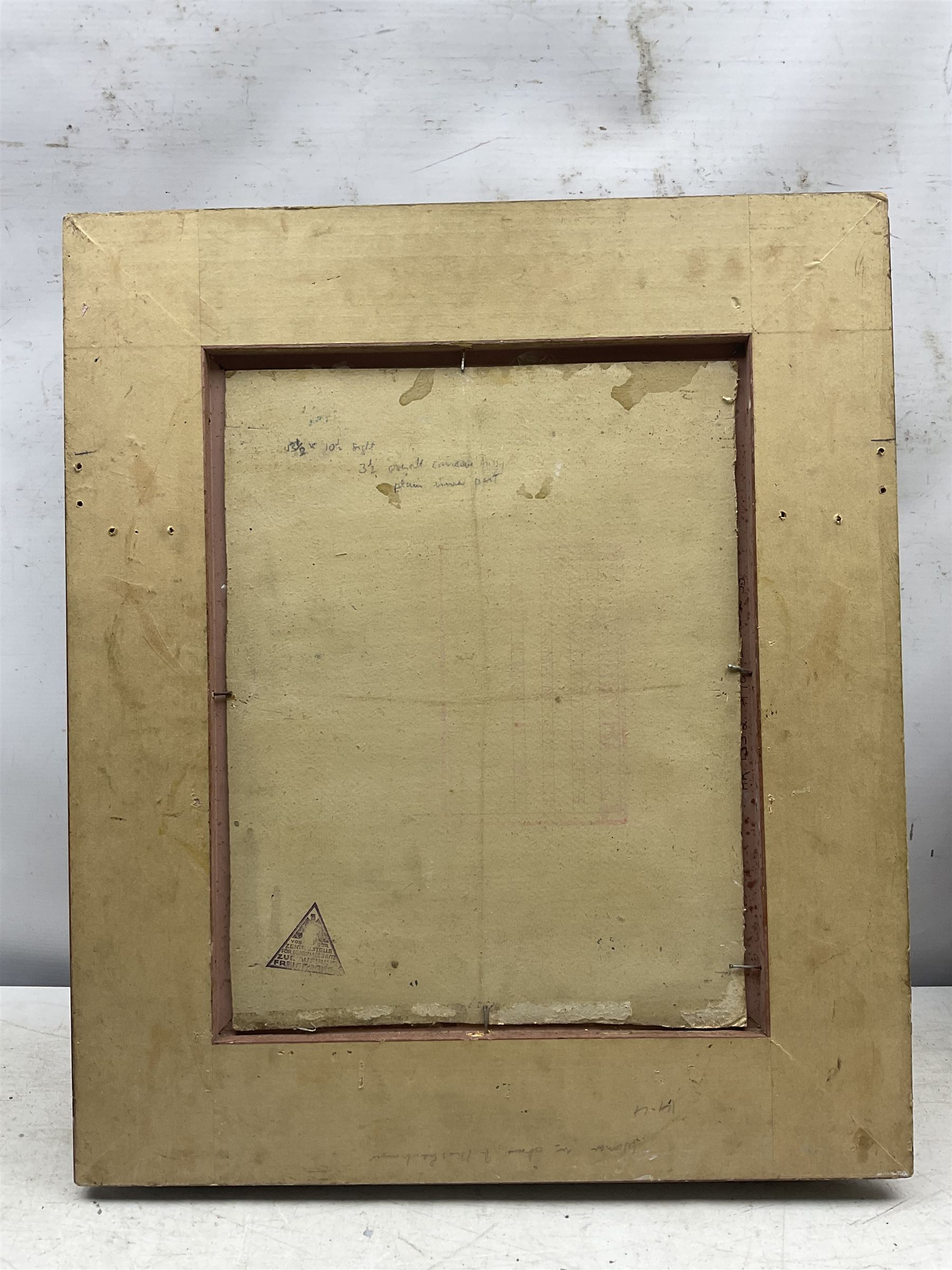 After Christian Adam‏ Landenberger (German 1862-1927): A Lady Lounging on her Chair, oil on board unsigned, indistinctly inscribed verso 34cm x 27cm 