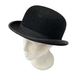 Dunn and Co bowler hat, labelled to inside