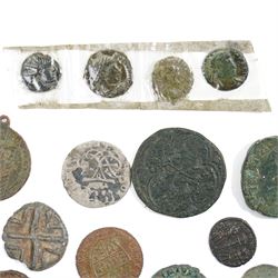 Collection of predominantly Roman bronze coinage with some Saxon and later examples (19)