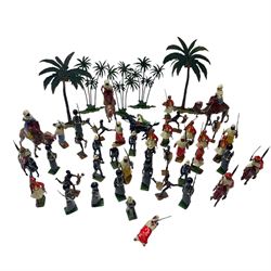 Britains lead figures circa 1930, comprising eight 'Grenadier Guards', seven 'Royal Marine...