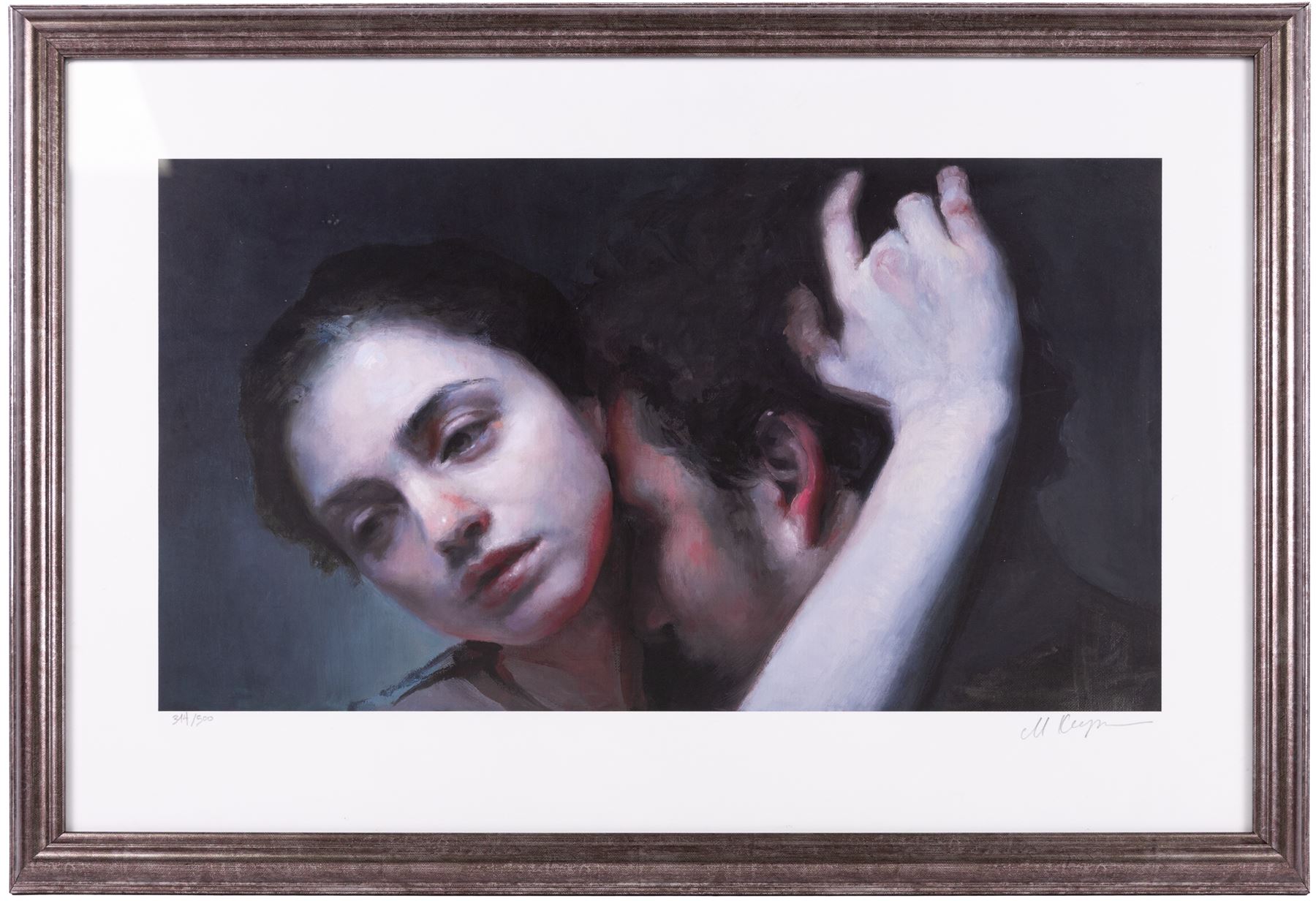 Maria Kreyn (American 1987-): 'Alone Together', limited edition print signed and numbered 314/500 in pencil, 28cm x 50cm