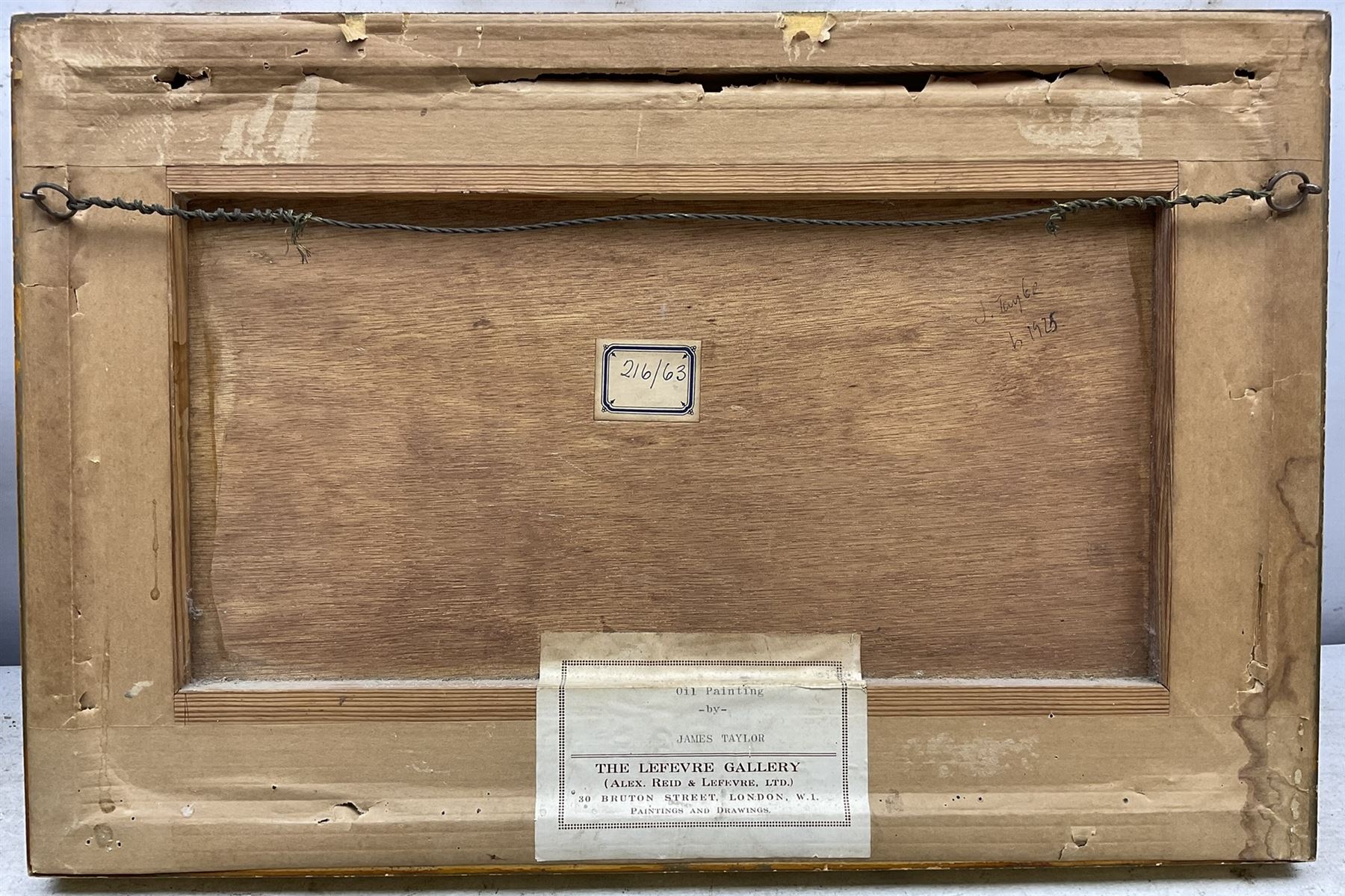 James Taylor (British 1925-2000): 'Kentish Landscape', pair oils on panel signed 24cm x 39cm (2)
Provenance: with The Lefevre Gallery, Bruton St., London, labels verso