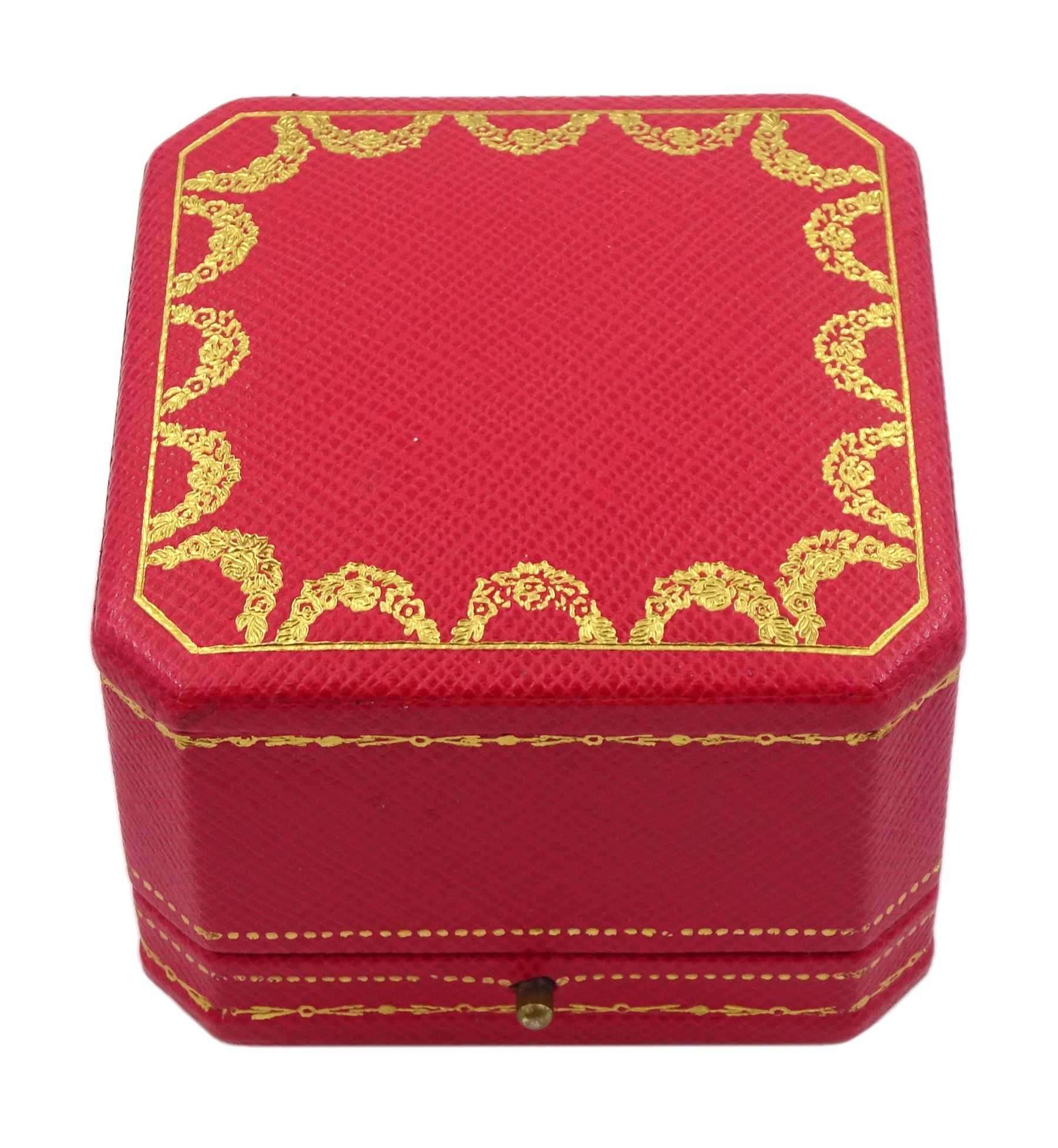 Cartier 18ct gold 'Bamboo' ring, Sheffield 1992, boxed