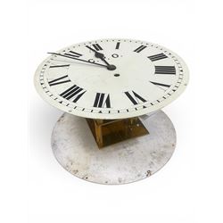 GPO double faced fusee clock movement 