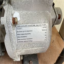 UP168 Petrol 5.5hp water pump - THIS LOT IS TO BE COLLECTED BY APPOINTMENT FROM DUGGLEBY STORAGE, GREAT HILL, EASTFIELD, SCARBOROUGH, YO11 3TX