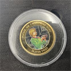 Queen Elizabeth II Bailiwick of Jersey 2020 'Charles Dickens' silver proof two pound coin set, cased with certificate