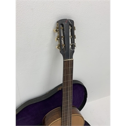 Pietro Tonelli Napoli acoustic guitar in carrying case