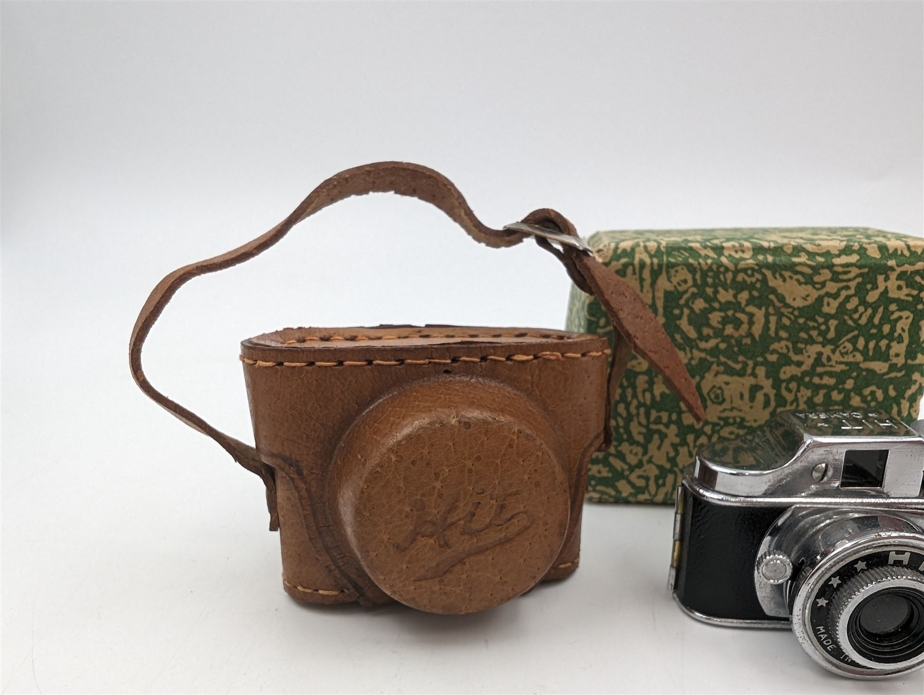 HIT spy camera, in original case, with box