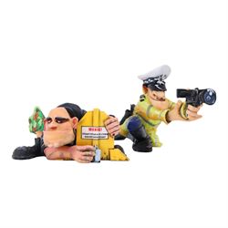 Country Artists Speed Freaks, including thirteen cars and a large collection of figures 