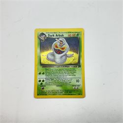 Collection of approximately five hundred vintage Pokemon TCG trading cards, mostly 1999 Wizards examples, including Jungle, Fossil, Team Rocket and Base Set, energy and trainer cards, together with Pokemon collectables including Zapdos 145 Collector Marble Case with eight marbles, Pokemon Gold Version Gameboy game, empty card boxes and Digimon cards