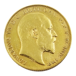  King Edward VII 1910 gold full sovereign   