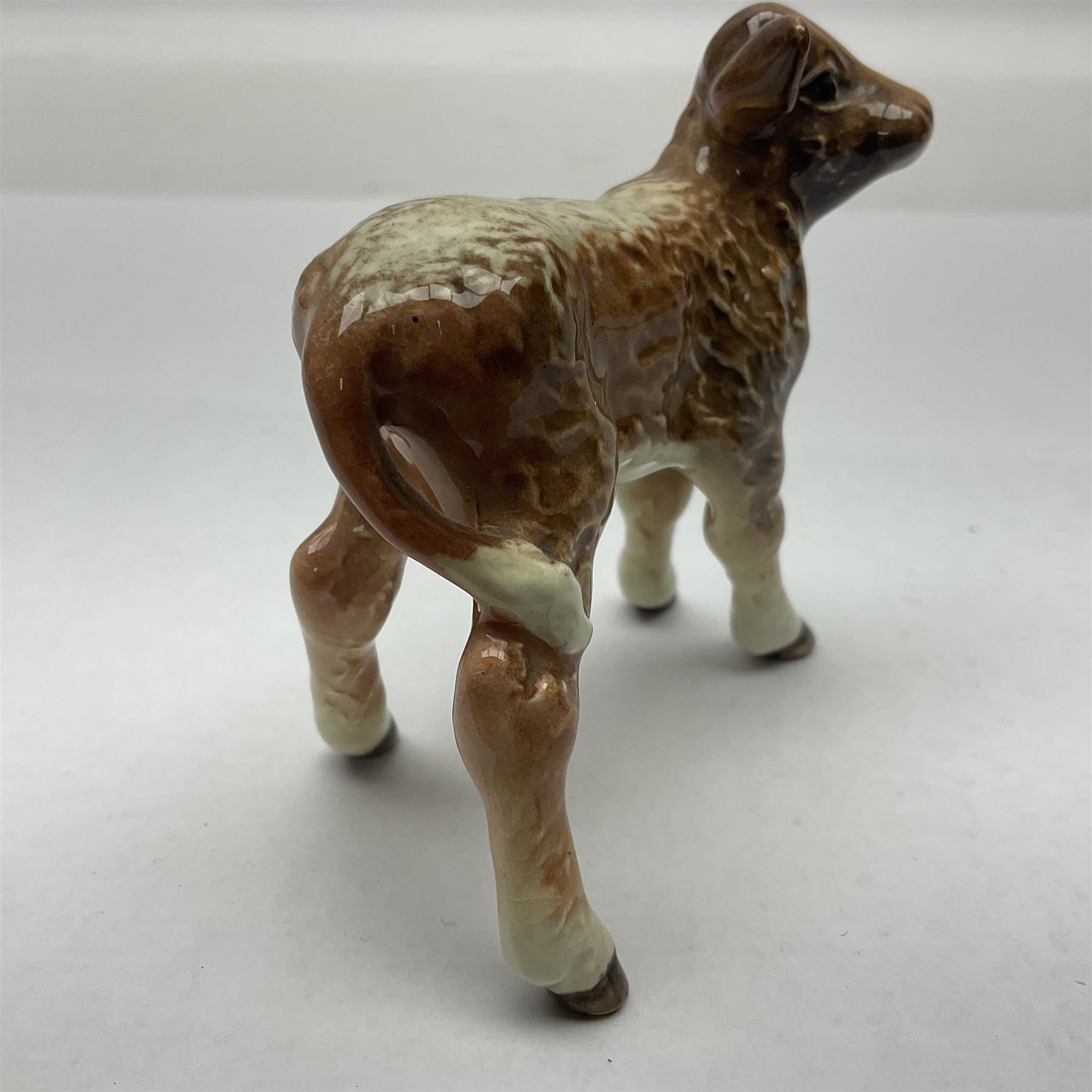 Beswick Shorthorn Calf no 1406, with printed mark beneath