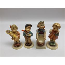 Twenty five Hummel figures by Goebel, to include Tuning up, Blessed Event, Book Worm, The Little Architect etc 