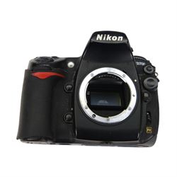 Nikon D700 digital SLR camera body, serial no. 2178036, with some associated battery packs and accessories