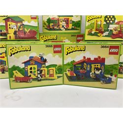 Lego Fabuland - twelve 1980s sets nos.3641, 3644, 3645, 3654, 3659, 3660, 3662, 3664, 3666, 3667, 3668 and 3669; all boxed (12)