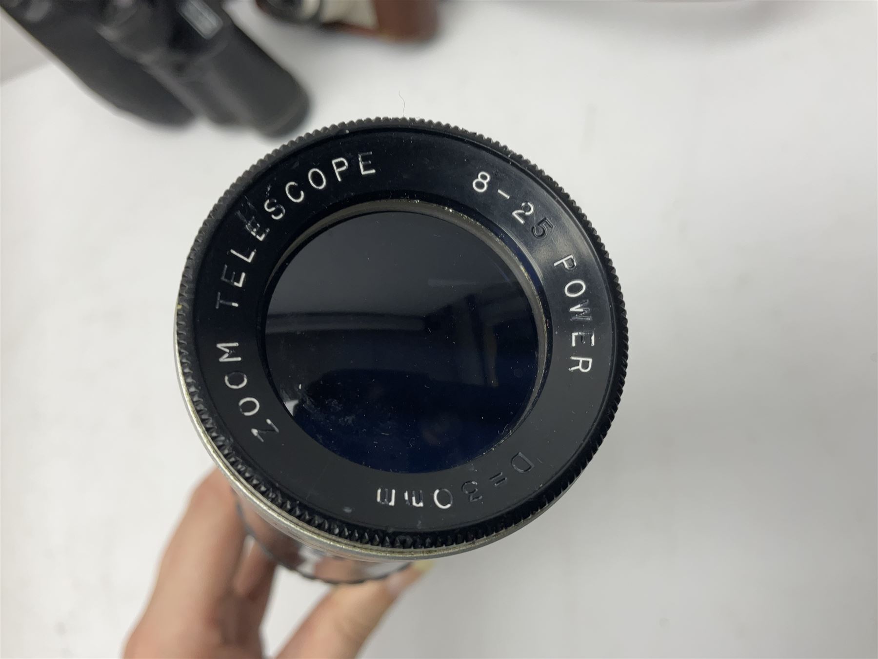 Wirgin Edixa camera body with 'Enna Werk Munchen Ennagon 1:2.8/45' lens, together with Greenkat telescope etc