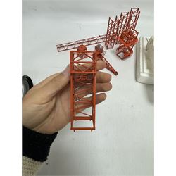 Two Conrad 1:87 scale Wolffkran Tower Crane models, both boxed